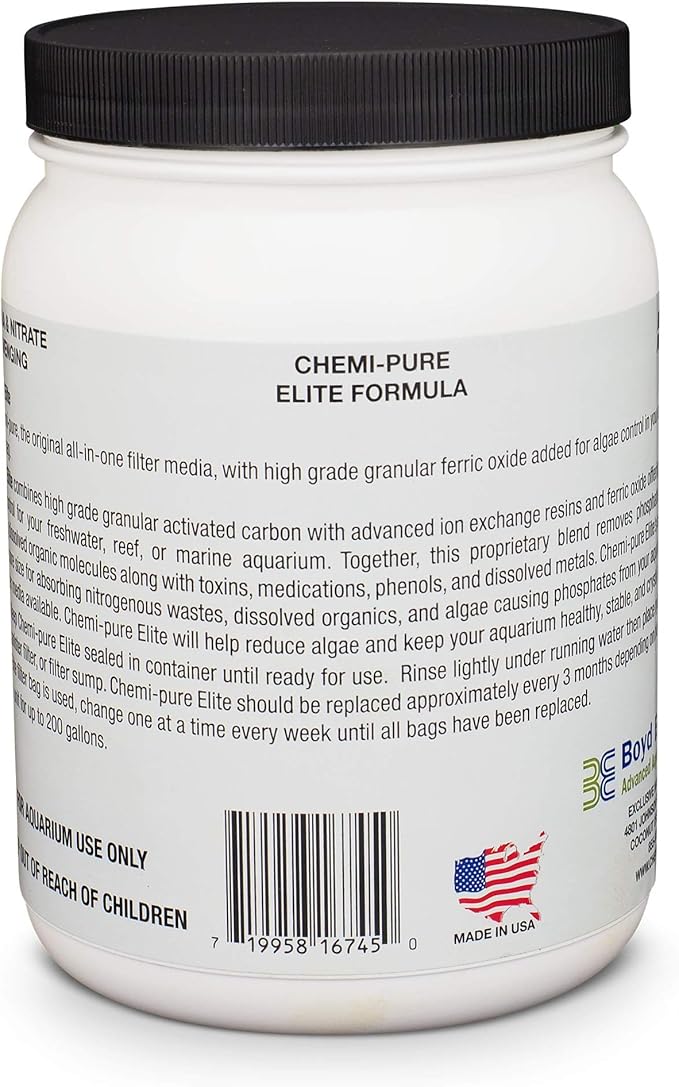 Boyd Enterprises ABE16745 Chemipure Elite Grande for Aquarium, 46 Oz. (1332g)