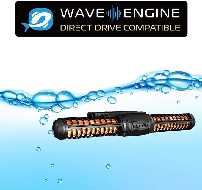 IceCap Powerhead 4K Gyre Pond Pump, Cross Flow Submersible Water Pump for Aquariums, WiFi controllable Water Fountain Pump for Aquarium Pump Flows 1268-4000 Gallons Per Hour, Controls With Free App