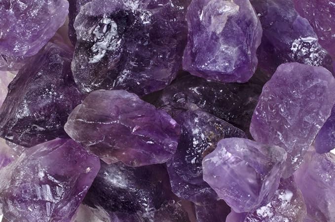 Fantasia Materials: 18 lbs Amethyst Large Chunk Rough Stones from Brazil - Grade 2