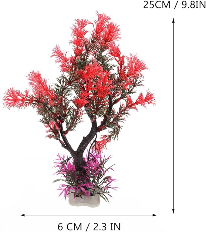 iplusmile Fish Tank Landscaping Water Plants Plastic Plants Fish Tanks Accessories Fake Office Decorations Aquarium Decors
