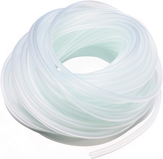 ALEGI Standard 3/16" Flexible Airline Tubing with Connectors for Aquariums, Terrariums and Hydroponics (100Feet)