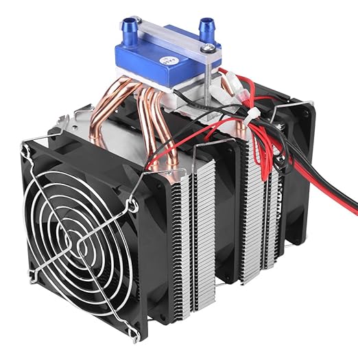 Semiconductor Cooler DC 12V Thermoelectric Cooler Semiconductor Refrigeration Water Chiller Cooling Device for Fish (120W Electroniccomponentfan (180W (Suitable for 40L Fish