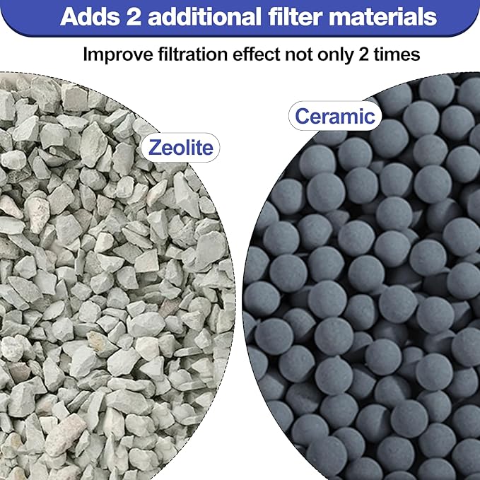 xbbwmrs 12-Pack Large Replacement Filter Cartridges Compatible with Tetra Whisper Bio-Bag Filters Large Aquarium Filter Cartridges for Whisper 20i/40i /IQ20/30/45/60 PF20/30/40/60 Power Filters