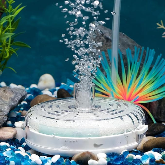 Pawfly Large Aquarium Sponge Filter, Internal Fish Tank Filter with Foam and Filter Balls Detachable Submersible Filter for 20-40 Gallon Fish Tanks (Air Pump Not Included)