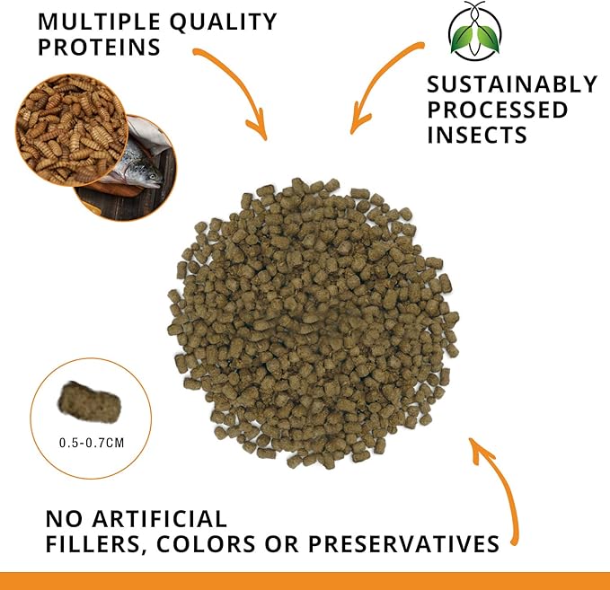 Fluval Bug Bites Goldfish Fish Food, Pellets for Medium to Large Sized Fish, 3.53 oz, A6584 (Pack of 2)