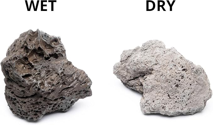 SubstrateSource Natural Stone for Aquarium, Terrarium, Paludarium, Reptile Enclosures - Set of Decorative Rocks for Landcapes, Aquascaping, Fish Tank Decor (Icelandic Lava Rock, 21 Pounds, 3-8")