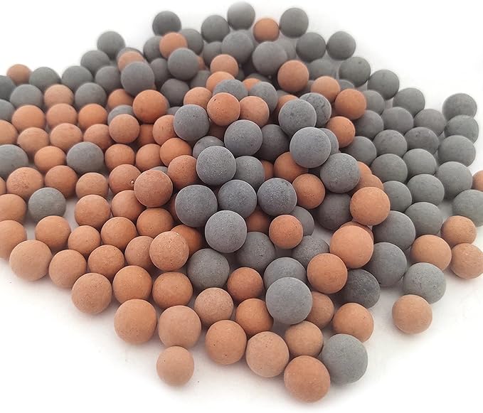 MEIMEI 200 Pcs Ceramic Aquarium Decor Balls - Fish Tank Ornament for Betta Fish, Freshwater Tank