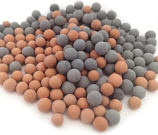 MEIMEI 200 Pcs Ceramic Aquarium Decor Balls - Fish Tank Ornament for Betta Fish, Freshwater Tank