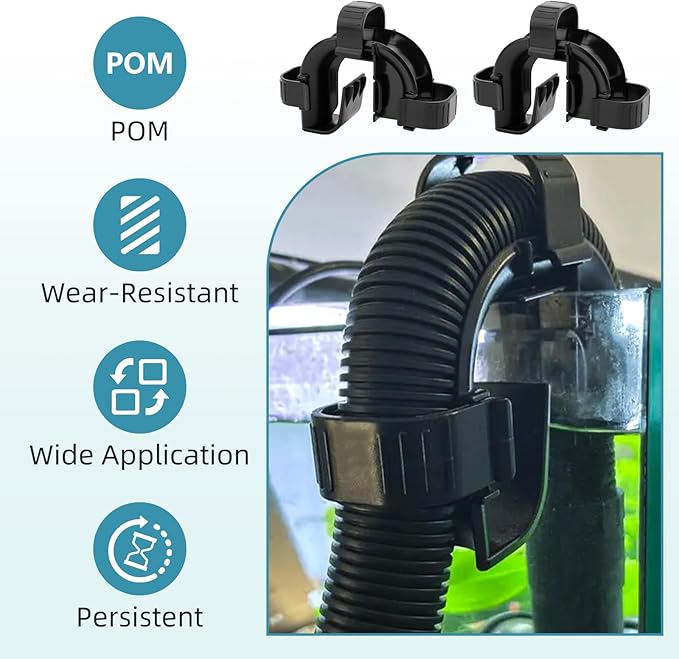Maglu Rim Connector for Fluval FX4/FX5/FX6 Aquarium Filters - Aquarium Hose Fitting Rim Connector for FX4 Canister Filter, Replacement Part A20230, 2 Pack
