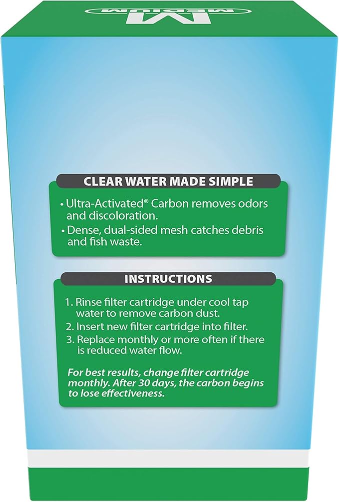 Tetra Whisper Bio-Bag Medium Filter Cartridges for Aquariums, 36 Count, Ready to Use, Fits Tetra Whisper Fish Tank Filters 5-10 Gal, PF-10, IQ 10