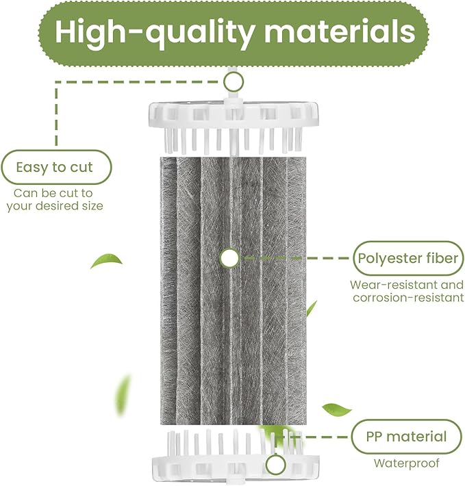 Aquarium Filter Compatible with Marineland Penguin 200 200B 350 350B Power Filters,Bio-Wheel Assembly PRBW2350B,Replacement Fish Tank Filter Parts,4 Pack
