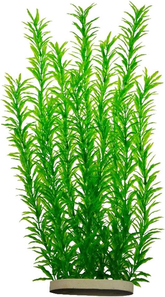 Tall Green Leaves Aquarium Décor Plastic Plants Extra Large 20 Inches Ch0701