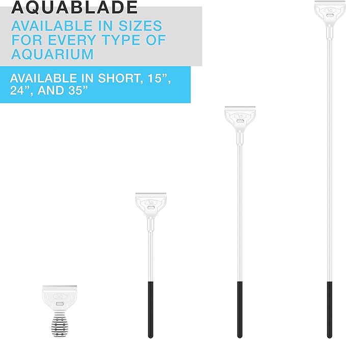 Continuum AquaBlade M 15" - w/Stainless Steel Algae Scraper Blade