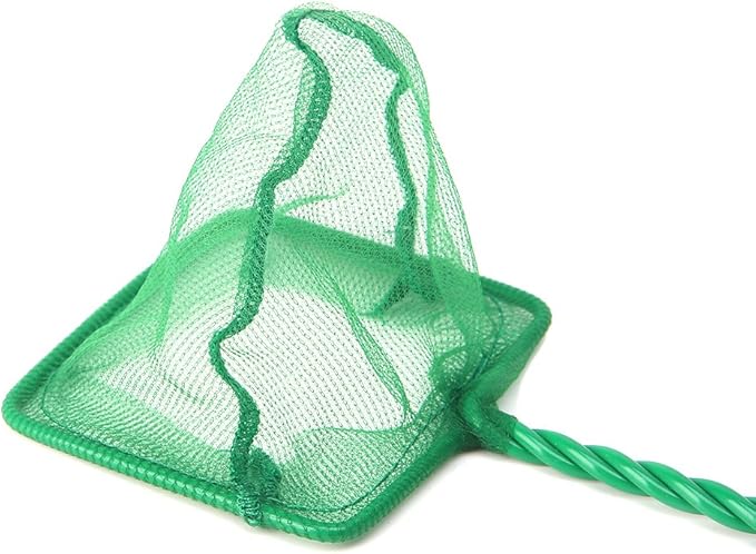 1PC Aquarium Fish for Tank Square Shrimp Small Betta Fish Net 3"-10" 6 Sizes Aquarium Heater Light Thermometers Gravel Sand Decorations Filter Fish Tank Filter Decorations Light