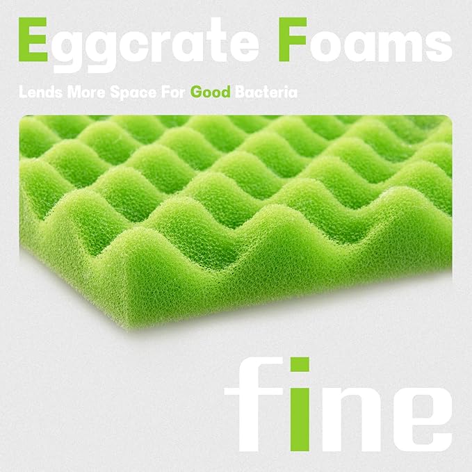 Fish Pond Foam Filter Sponge Set 25" X 18" Media (Pack of 1 Set)