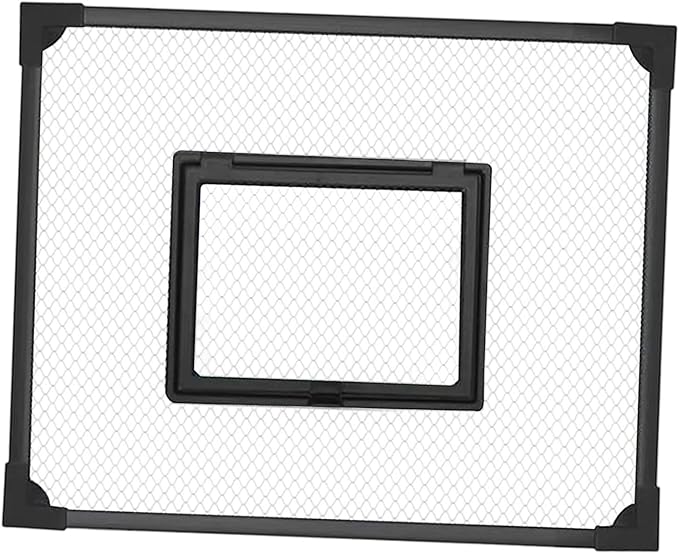 Aquarium Cover Made of 5 Mm Thick Mesh, Versatile, Wear-Resistant Accessory with Feeding Window, 40cmx30cm