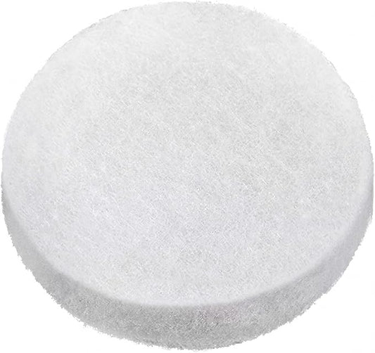 Tranqun 1 Pcs Fine Filter Water Polishing Pad Compatible with Fluval Fx4, Fx5, Fx6 7 x 7 x 1.38 Inches White Filter Media Canister Aquarium Water Polishing Pads