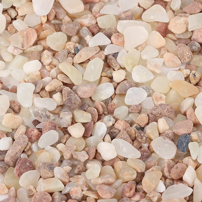 Yctze Sandstone Aquarium Decoration Crystal Sand - Landscape Ornament for Fish, Layers, and Pottery - Versatile and Terrarium Accessories