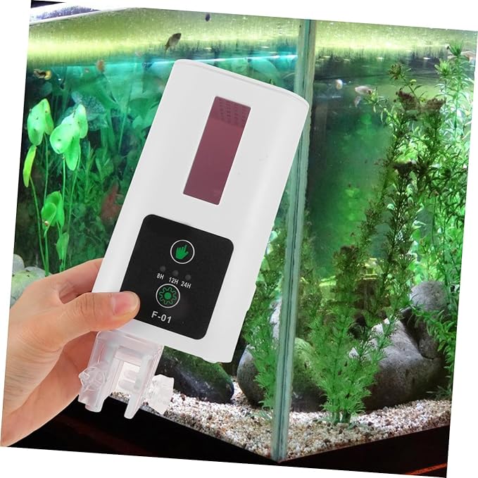 Automatic Fish Feeder Timer Electric Food Dispenser for Aquarium and Turtle Tank Smart Feeding Tool for Fish and Reptile Pets