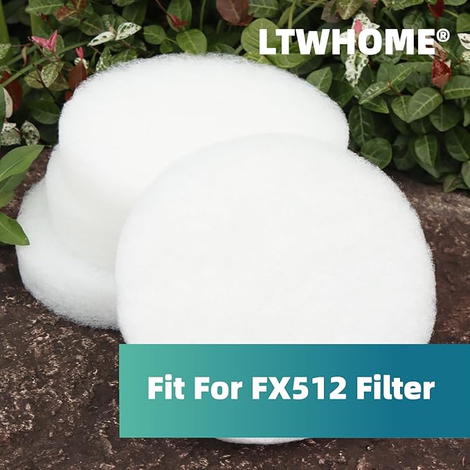 Compatible Polishing Pads Suitable for Fluval FX512 Filter(Pack of 12)