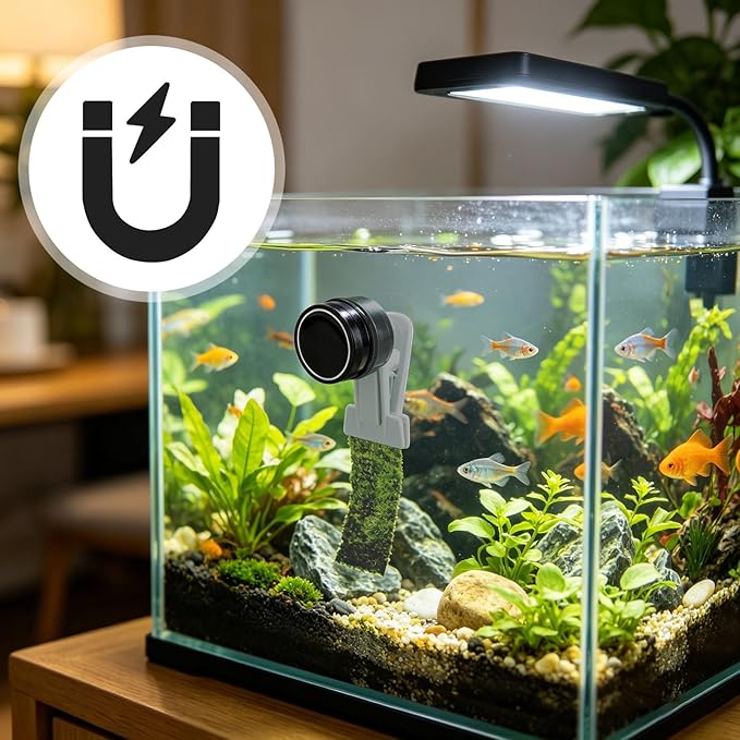 Goldfish Feeder, Portable Fish Tank Feeder, Portable Home Fish Tank Feeding Ring, Functional Automatic Fish Feeder for Small Medium Large Tanks, Aquatic Pets & Betta Goldfish (White 2 Pcs)