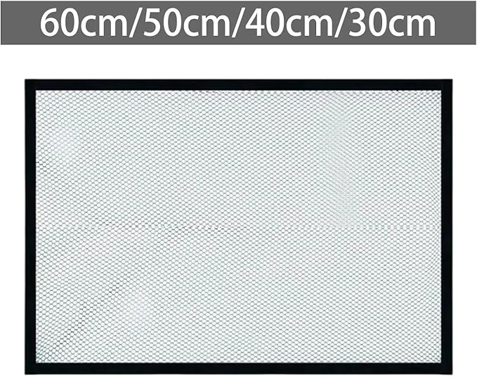 Mesh Screen Netting for Fish, DIY Magnetic Fish Tank Lid Mesh Net Multiple Sizes(50x30cm)