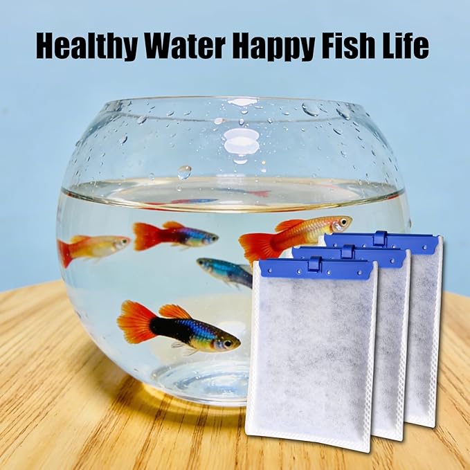 18-Pack Large Replacement Filter Cartridges Compatible with Tetra Whisper Bio-Bag Filters Large Aaquarium Filter Cartridges for Whisper 20i/40i /IQ20/30/45/60 PF20/30/40/60 Power Filters (L-18Pack)