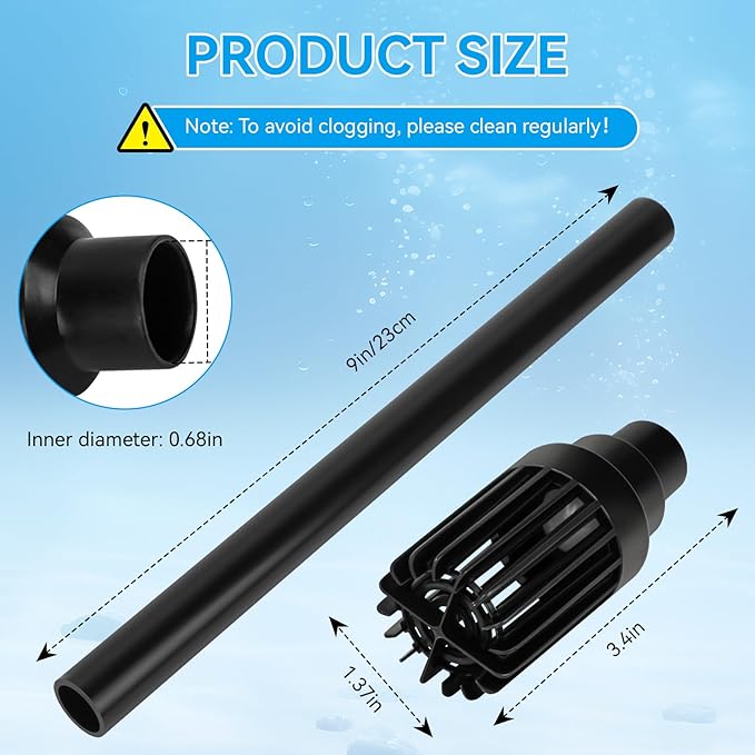 Magluv A20011 Intake Stem with Intake Strainer Fit for Fluval 305/405/306/406 External Filter Fluval Filter Intake Stem Intake Assembly for Fluval Replacement Parts