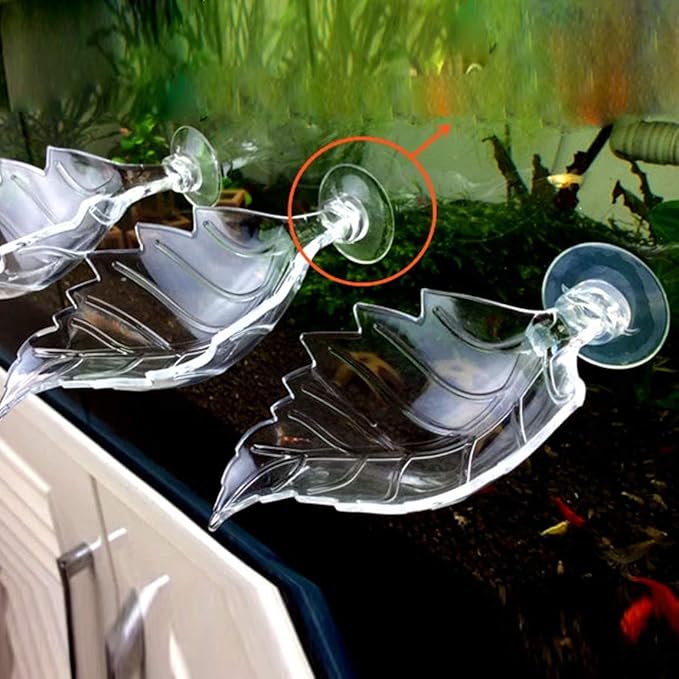 Shrimp Feeding Dish Shrimp Feed Dish Leaf Shaped Bowl