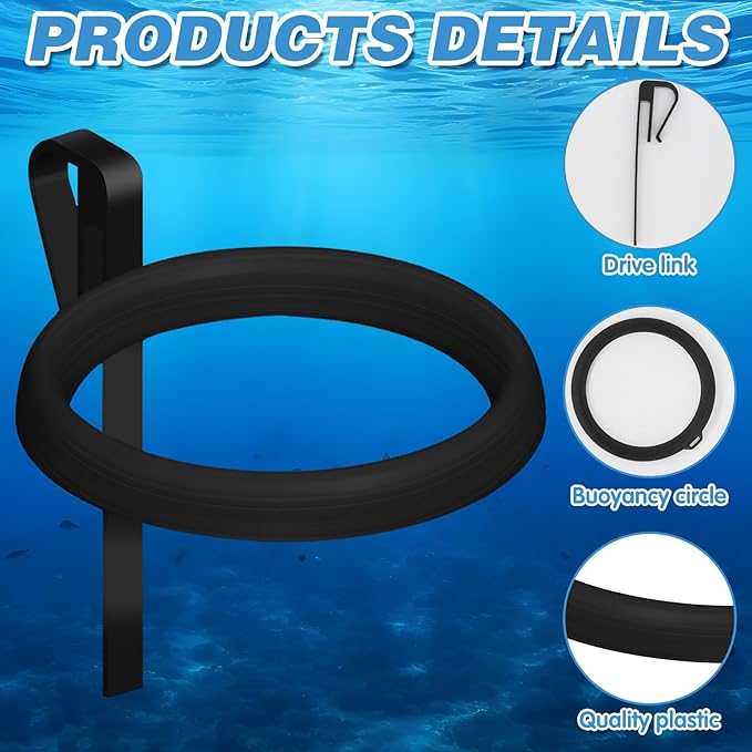 Clip On Fish Feeding Ring for Fish Tank, Non-Shedding Food Holder, Fits 3-15mm Glass, Keeps Floating FishFood in Place, Great for Betta and Rimless Tanks