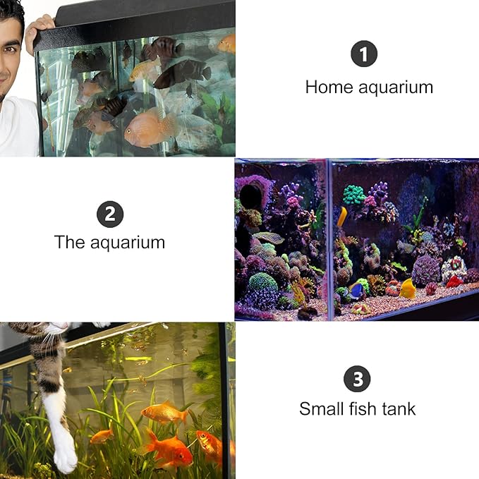 Beaupretty Aquarium Water Changer Siphon Cleaner Fish Tank Gravel Vacuum Sand Washing Tool with 12-in-1 Filter Media Set for Freshwater Tank Maintenance