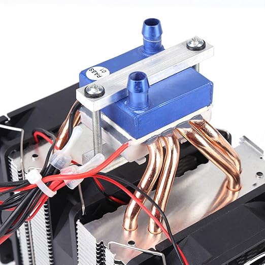 Semiconductor Cooler DC 12V Thermoelectric Cooler Semiconductor Refrigeration Water Chiller Cooling Device for Fish (120W Electroniccomponentfan (180W (Suitable for 40L Fish