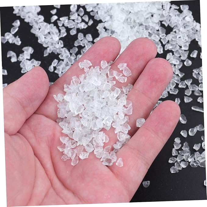2pcs Glass Sand for Micro Landscape Aquarium and Decorative Vases Decorative Sand for Fish Tanks and Bottle Gardens