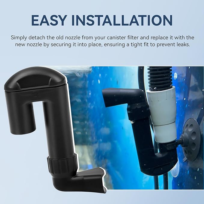 07 Output Nozzle Replacement for Fluval 107, 207, 307, 407 Range of External Performance Filter, Canister Filter Output Nozzle for Fluval Replacement Parts