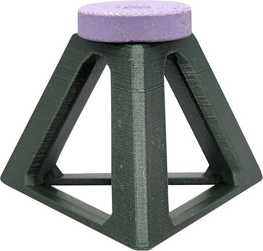 Coral Frag Holders - Pyramid Shaped Plug Stand (Green)