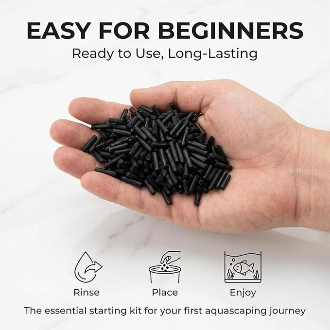 Sukh 310g Acid Free Activated Carbon Pellets - Activated Charcoal Bulk Activated Carbon Aquarium Charcoal Pellets Activated Charcoal Filter Carbon Aquarium Filter for Waterbox Aquariums Pond Fish Tank