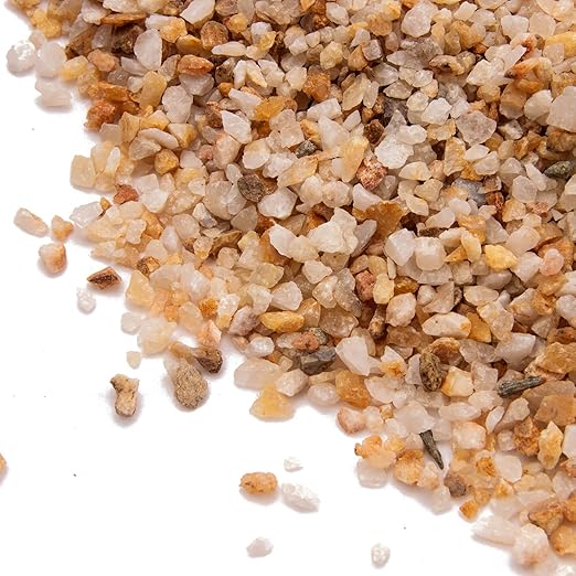18 Pounds Natural Decorative Sand,Coarse Sand Stone,Coarse Silica Sand,use in Aquariums,Crafts,Decor,Vase Filler,Succulent Rocks