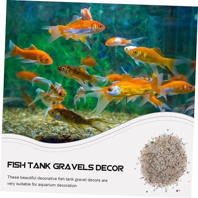 1Set Polished Aquarium Gravel for Fish Tanks Colorful Decorative Sand Stone for Fish Tank Decorations and Aquatic Plant Substrate