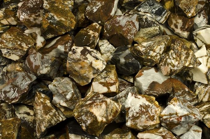 Fantasia Materials: 18 lbs Panther Jasper Rough Stones from India