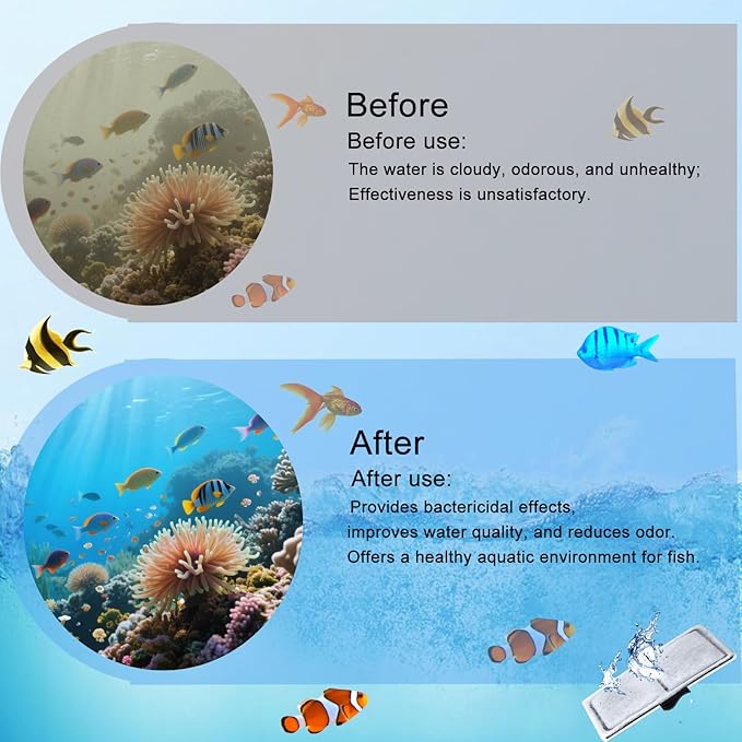 Filter Cartridge,Fish Tank Filter Cartridge for Top Fin EF-S/BF5 BETTAFLO,EF-S Filter Cartridges for EF-S Element,Size 3.7x2.1 Inch ef-s Fish Tank Filter (6PCS)