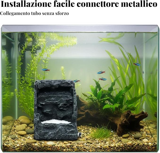 predolo Aquariums Cascading Sand Landscape Realistic Rock Formation Fishes Tanks Rockery Waterfall Stable Flat Bottom Cascading Sand Rockery