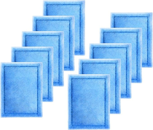 10 Pcs Aquarium Filter Cartridge Compatible with Aqua-Tech 20-40 & 30-60 Power Filters,Fish Tank Filters Replacement for Aqua Tech EZ-Change#3