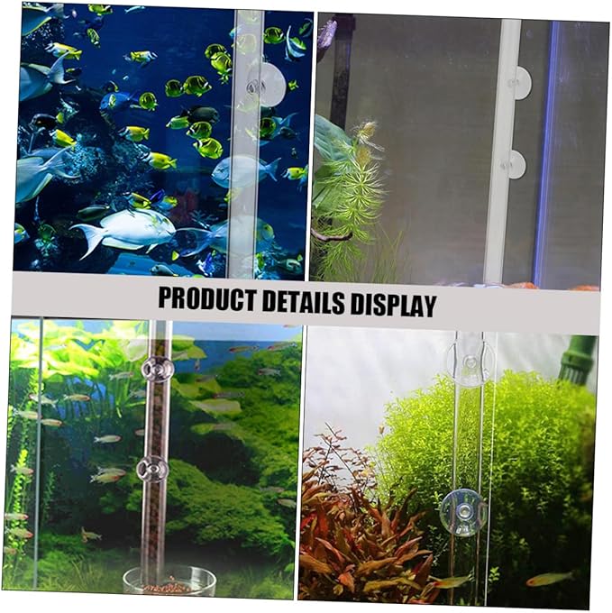 Milisten Acrylic Aquarium Fish Feeder with 2cm Diameter Feeding Tube and 45cm Height, Shrimp Feeding Tray for Fish Tank, Automatic Shrimp Feeder for Aquarium Pets