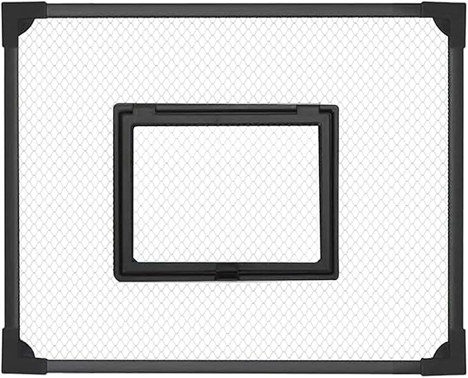 Aquarium Cover Made of 5 Mm Thick Mesh, Versatile, Wear-Resistant Accessory with Feeding Window, 40cmx30cm