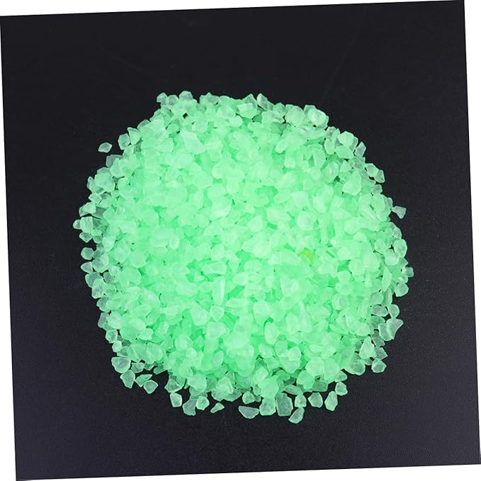 PRETYZOOM 2pcs Glass Sand for Crafts Coarse Sand for Fish Tank Decorative Micro Landscape
