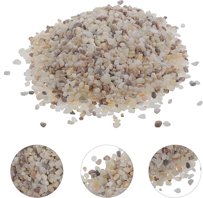 Homoyoyo 1set Artificial Sand Stones for Fish Tank Decoration Polished Gravel Bulk Aquarium Rocks and Decorative Fillers for Aquatic Environments