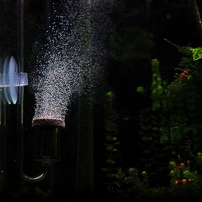 Acrylic Aquarium CO2 Atomizer Diffuser, High Dissolution Rate, Bubble Counter Refiner, with Nano MBKT Technology, for Aquarium Aquatic Plants (M)