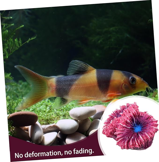 Angoily Simulated Coral Landscaping Coral Ornaments Aquarium Fish Tank Decor Aquarium Large Decorations Ornaments for Tank Resin Small Fish Tank Turtle Tank