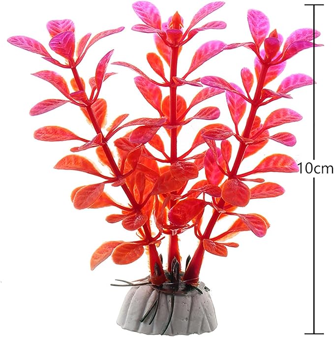 Artificial Aquarium Plants, 12pcs, Coral, Seaweed Water Plants, Fish Tank Lifelike Decorations, for Household and Office