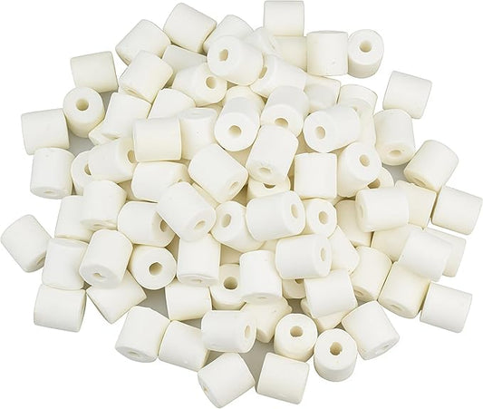 Aquarium Ceramic Ring Bio Ceramic Media Ring for Aquarium Filter Replacement Biological Material Remover for Aquarium Fish Tank Pond Filter